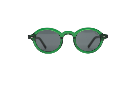 Maison Dazure Bon Ski sunglasses on white background