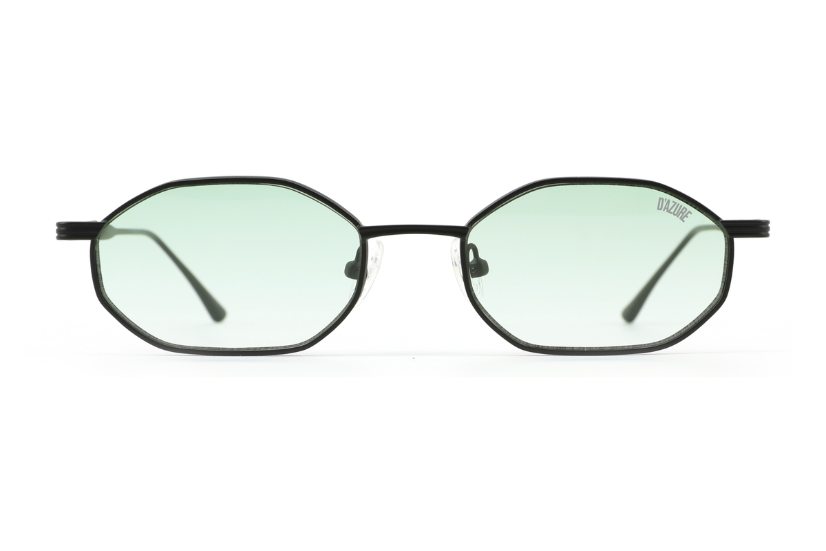 Green::Maison Dazure en forme sunglasses front view