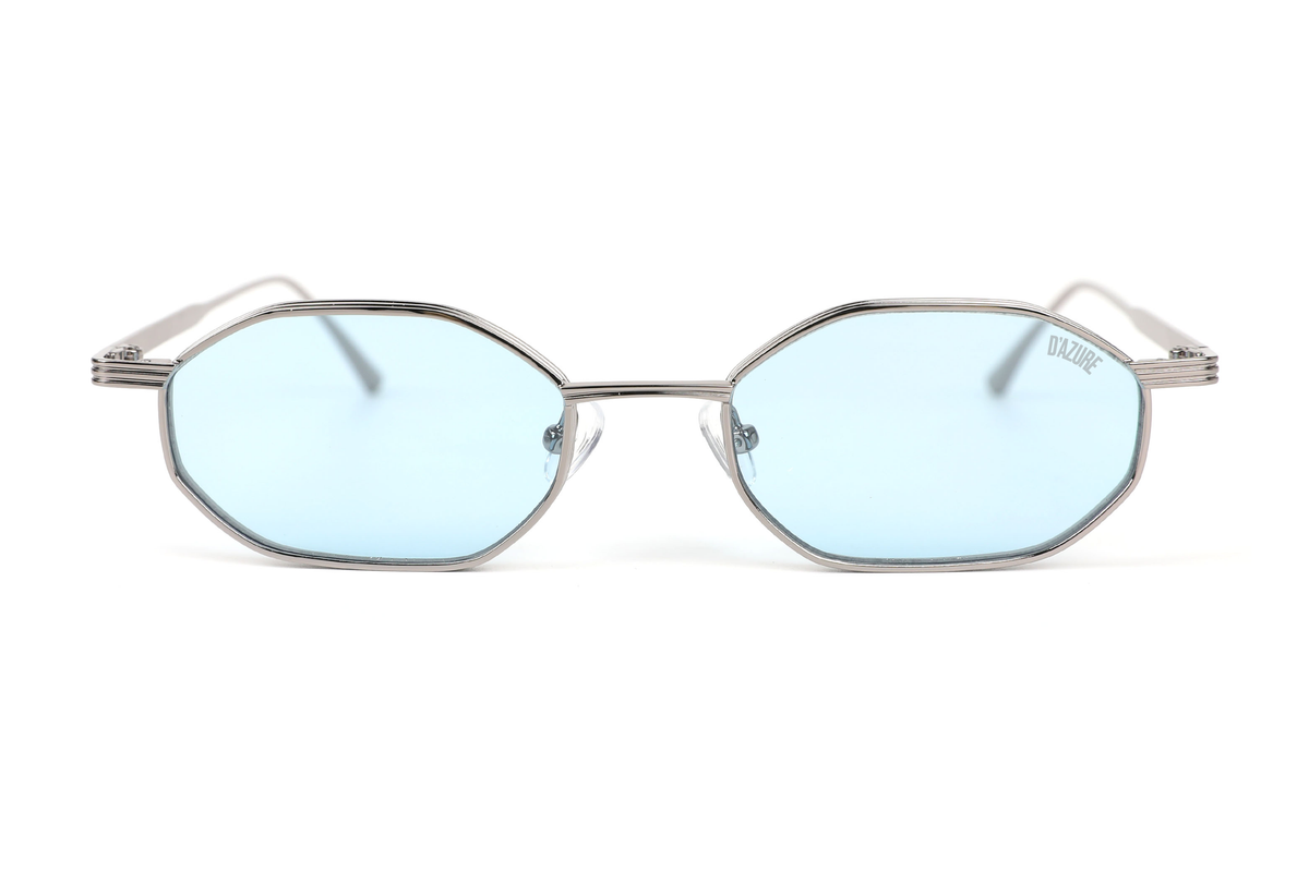 Blue::Maison Dazure en forme sunglasses front view