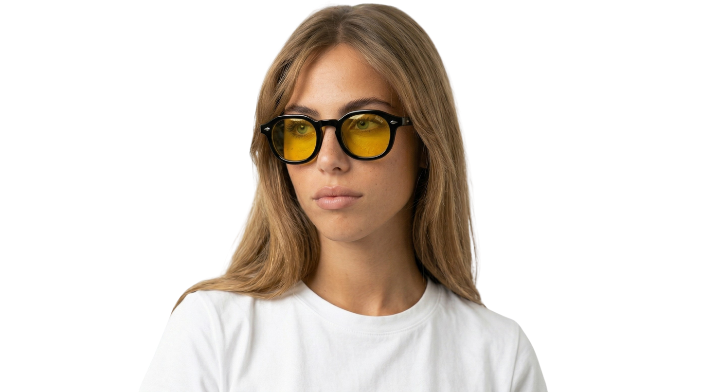 Maison Dazure Starboy sunglasses on white background