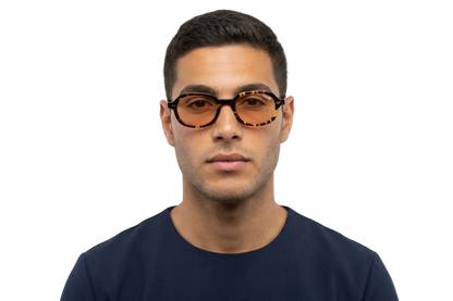 Maison Dazure Call Frank sunglasses on model