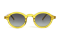 Yellow::Maison Dazure Bon Ski sunglasses three-quarter angle