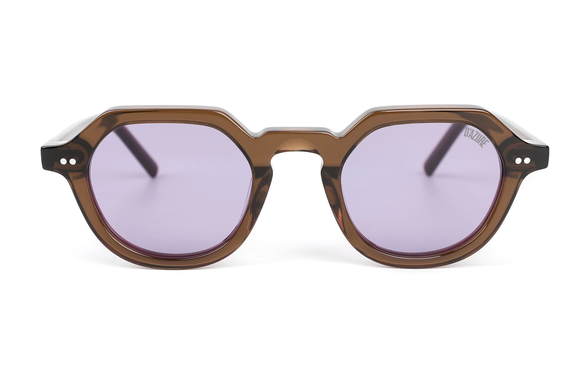 Purple::Maison Dazure Mr. Charming sunglasses front view