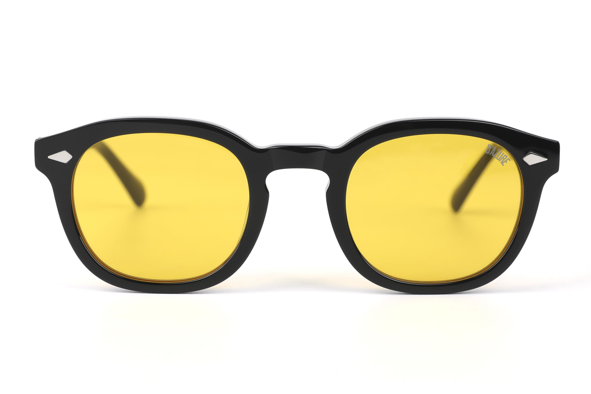 Yellow::Maison Dazure Starboy sunglasses front view